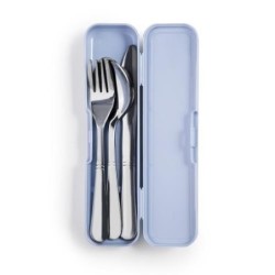 SET 3 CUBIERTOS INOX C/ESTUCHE LUNCH AWAY 700600