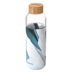 BOTELLA CRISTAL REDONDA CON FUNDA ICEBERG 660ML
