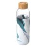 BOTELLA CRISTAL REDONDA CON FUNDA ICEBERG 660ML