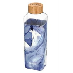 BOTELLA CRISTAL CUADRADA CON FUNDA LIQUID 700ML