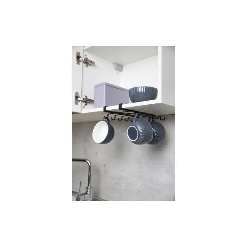 COLGADOR TAZAS INTERIOR ARMARIO KLEA NEGRO 53257