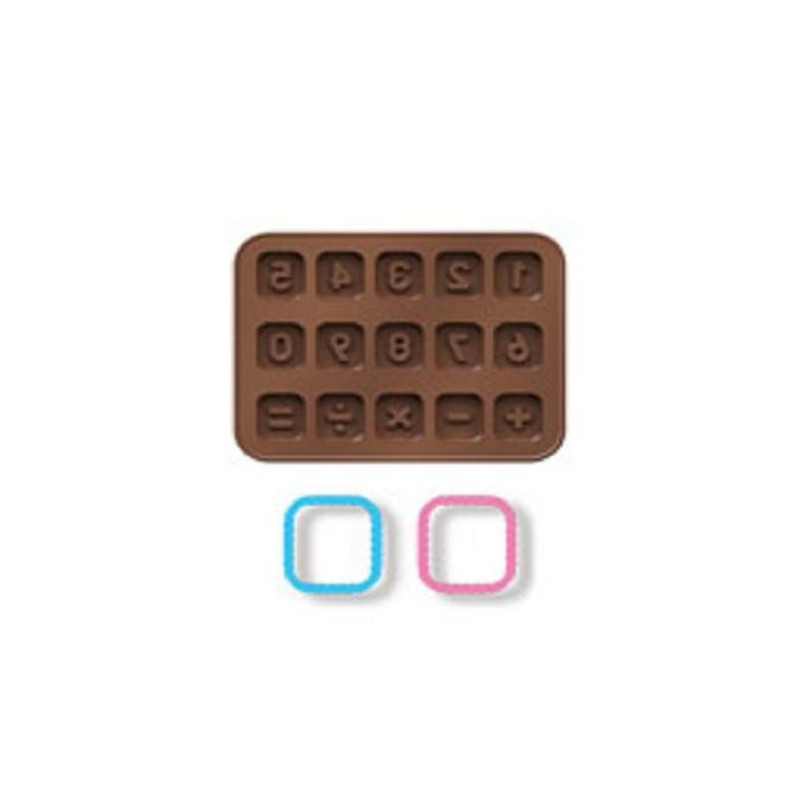 MOLDE NUMERO CORTAPASTAS CHOCOLATE 630966