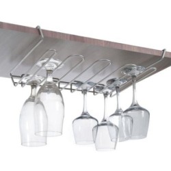 COLGADOR ESTANTE 12 COPAS CRYSTAL 38X26X7CM