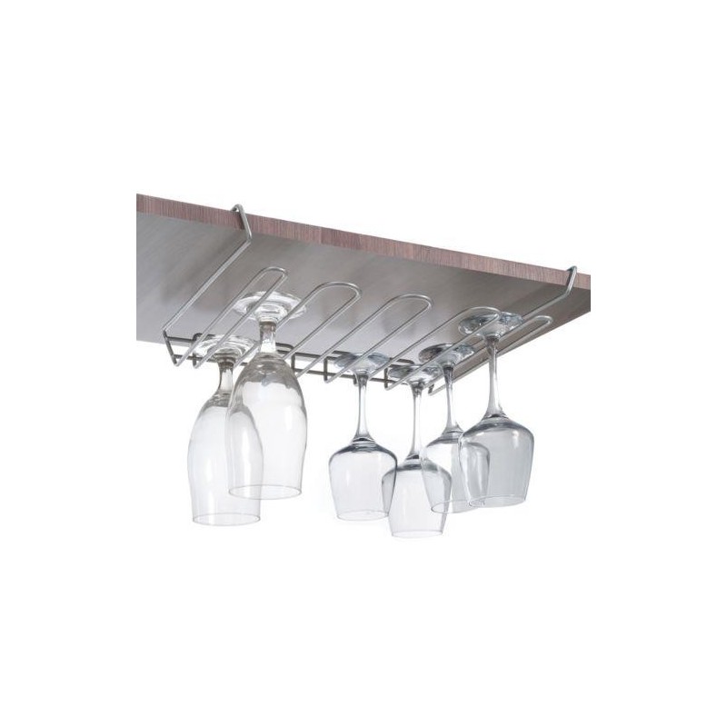 COLGADOR ESTANTE 12 COPAS CRYSTAL 38X26X7CM