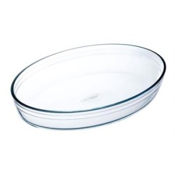 FUENTE VIDRIO OVAL 39X27 CM. OCUISINE 4936037