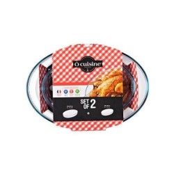 SET 2 FUENTES OVAL 39X27 Y 30X21 OCUISINE