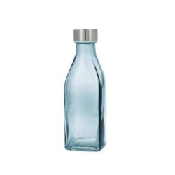 BOTELLA CUAD 0.5L TURQUESA HABITAT QD 7522105