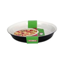 FUENTE OVAL PYREX34X23 CERAM AZUL/BALNCO