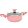 CACEROLA COLORS 24CM ROSA PASTEL COP0524