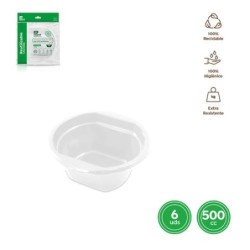 BOL ENSALADA REDONDO BLANCO 500CC (PACK-6UND)