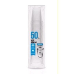 VASO PLASTICO TRANSPARENTE 300CC (PACK-50) 5222