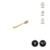 CUCHARA MINI ORO 10,7CM 50 UDS REUTILIZABLE 1807R