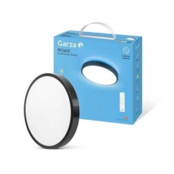 PLAFON TECHO CON ARO NEGRO LED 42MM 30W C/MANDO