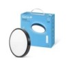 PLAFON TECHO CON ARO NEGRO LED 42MM 30W C/MANDO