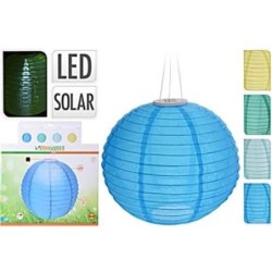 LAMPARA LED SOLAR ESFERICA 40CM. DX9200470