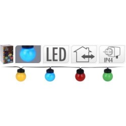 GUIRNALDA 20 LED FIESTA MULTICOLOR C46990650