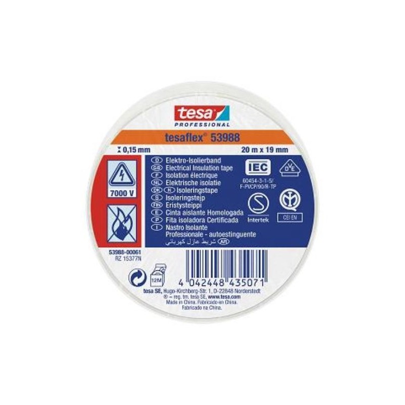 CINTA AISLANTE 20X19 BLANCA 53988-61