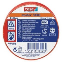CINTA AISLANTE 20X19 ROJA 53988-16