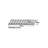 CUCHILLA PARA NH 1 (JUEGO 5) HB5B