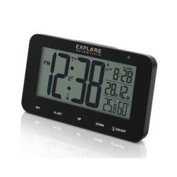 RELOJ DESPERTADOR+TEMPERATURA INT. NDC-1004-NEGRO