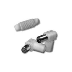 CONECTOR CODO MACHO BLANCO 70102