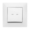 PULSADOR LUMINOSO 10 AH. 250 V. BLANCO 9111