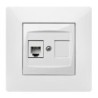 TOMA TELEFONO RJ-11 BLANCO 9137