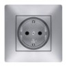 TOMA CORRIENTE 16 AH. 250 V. ALUMINIO 9223