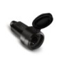 CLAVIJA HEMBRA TT 16 AH. 250 V. GOMA NEGRA
