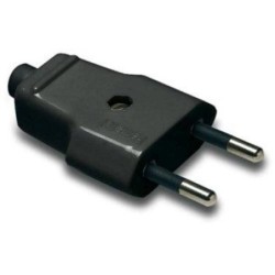 CLAVIJA 10 AH. 250 V. NEGRA 1001-N
