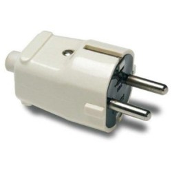 CLAVIJA 4,8 MM. TT. 16 AH. 250 V. BLANCA 1101