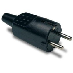 CLAVIJA 4,8 MM. CAUCHO 16 AH. NEGRA 1104
