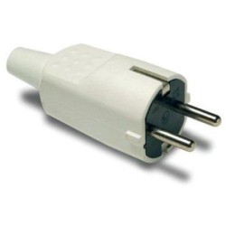CLAVIJA 4,8 MM. PVC GOMA 16 AH. BLANCA 1104B