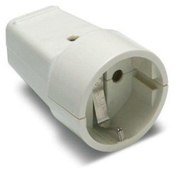 BASE MOVIL TT. 16 AH. 250 V. BLANCA 2101