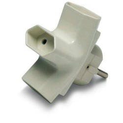 ADAPTADOR TRIPLE 10 AH. 250 V. 4,8 1209
