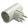 ADAPTADOR DOBLE TOMA TIERRA CERAMICO 1302 BLISTER