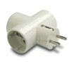 ADAPTADOR TRIPLE TOMA TIERRA CERAMICO 1303 BLISTER