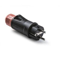 CLAVIJA AEREA TT 16A 250V NEGRO C/PRENSA IP54