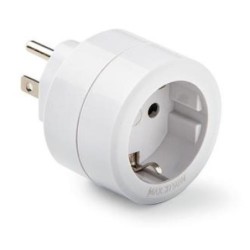 ADAPTADOR AMERICANO EUROPEO 15A 250V 1417