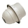 PORTALAMPARAS ROSCA+ARANDELA E27 BLANCO 166B
