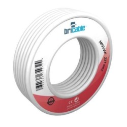 CABLE MANGUERA PLANA H03VVH2-F 2X0.75 BLANCA 5M