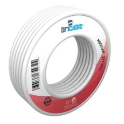 CABLE MANGUERA REDONDA H05VV-F 2X1 BLANCA 10M