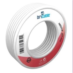 CABLE MANGUERA REDONDA H05VV-F 2X1.5 BLANCA 10M