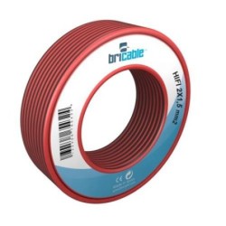 CABLE PARALELO AUDIO 2X0.75 ROJO-NEGRO 10M