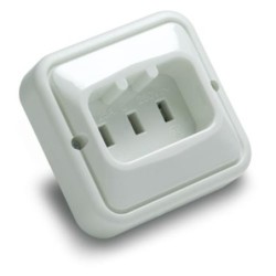BASE EMPOTRAR TOMA TIERRA 25 AH. 250 V. 2308