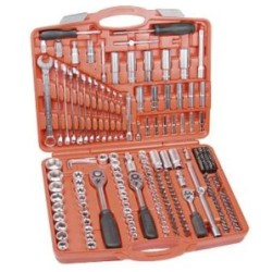 JUEGO LLAVE VASO 1/2', 1/4' Y 3/8' 219 PIEZAS 45 D