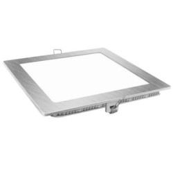 DOWNLIGHT LED 18W. CUADRADO PLATA FRIA 21889