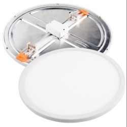 DOWNLIGHT LED EMPOTRAR RDO.AJUST.5/21CM.20W.FRIA