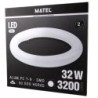 TUBO FLUORESCENTE LED T9 CIRCULAR 40CM 32W FRIA