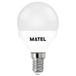 BOMBILLA LED ESFERICA E14 7WATIOS CALIDA 23194